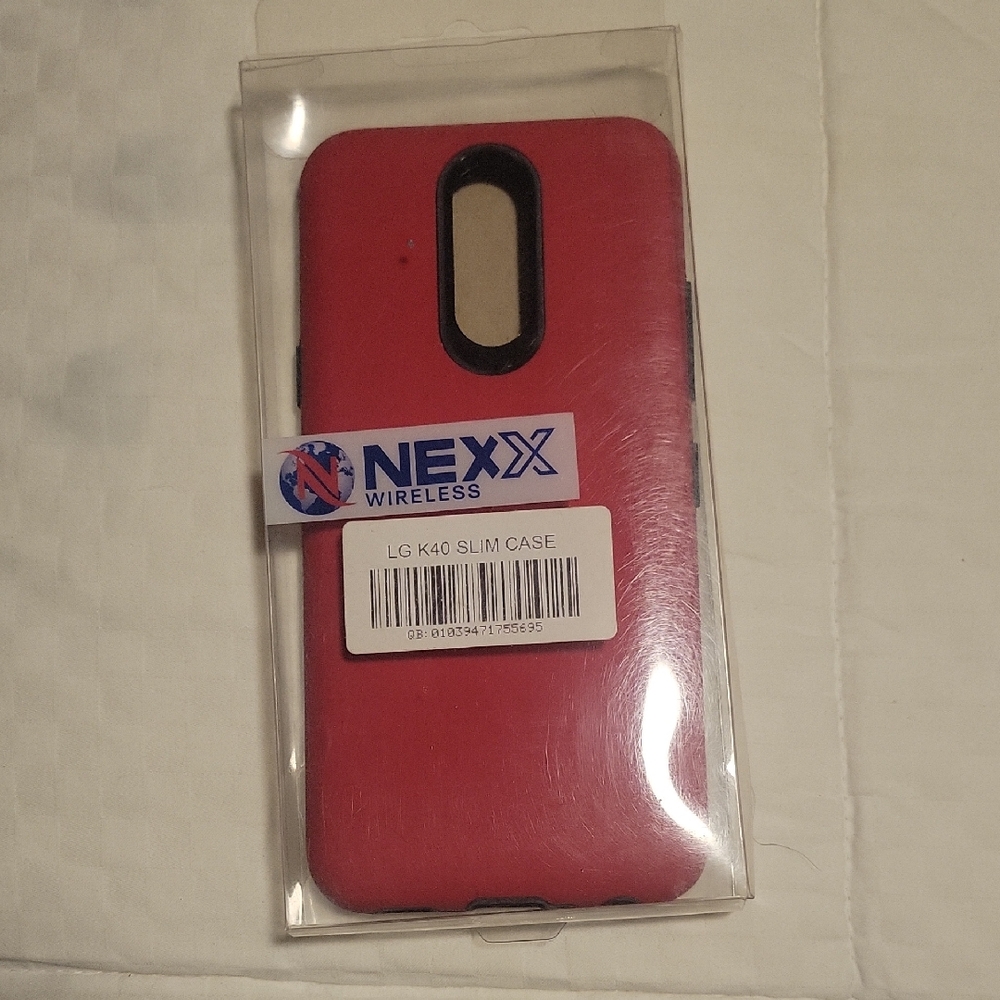 Nexx Wireless Red Phone Case for LG K40 Slim Case